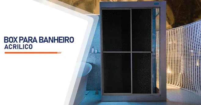 Box de Acrílico para Banheiro Box para banheiro em acrílico